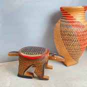 ブラジル先住民族の椅子 ワウラー族 アリクイ3(送料着払い)