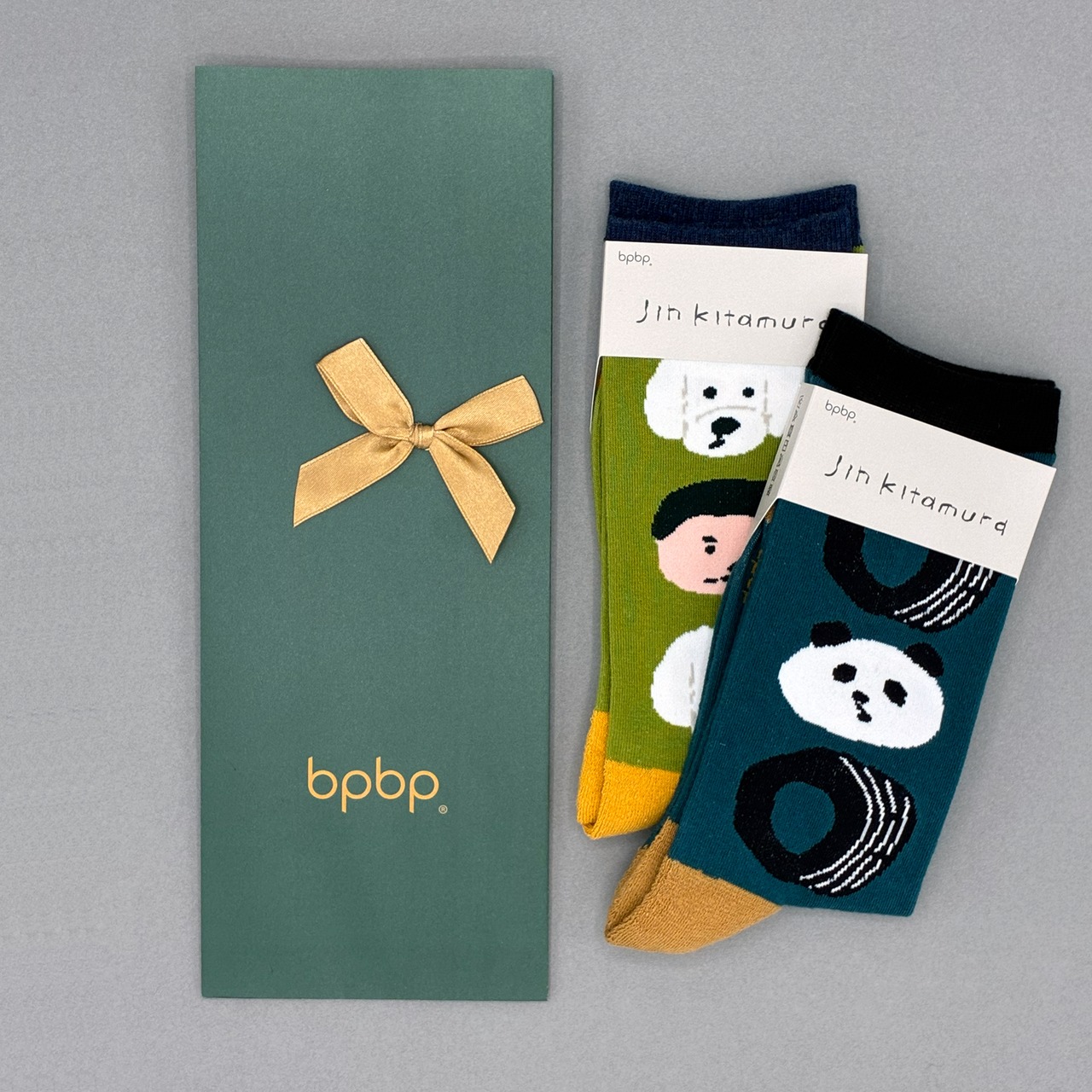 【SOCKS 2 PAIR GIFT SET】JIN KITAMURA ソックス2足ギフトセット