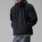 Long Sleeve Zip-Up Hip-Length Panel Jacket ◇2color H0863