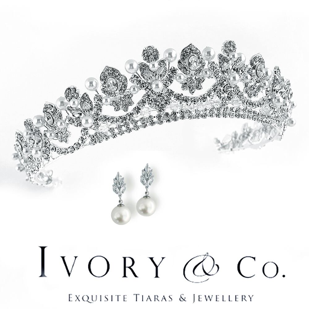 ほぼ未使用］Ivory & Co. ティアラ Alexandra-sakura 