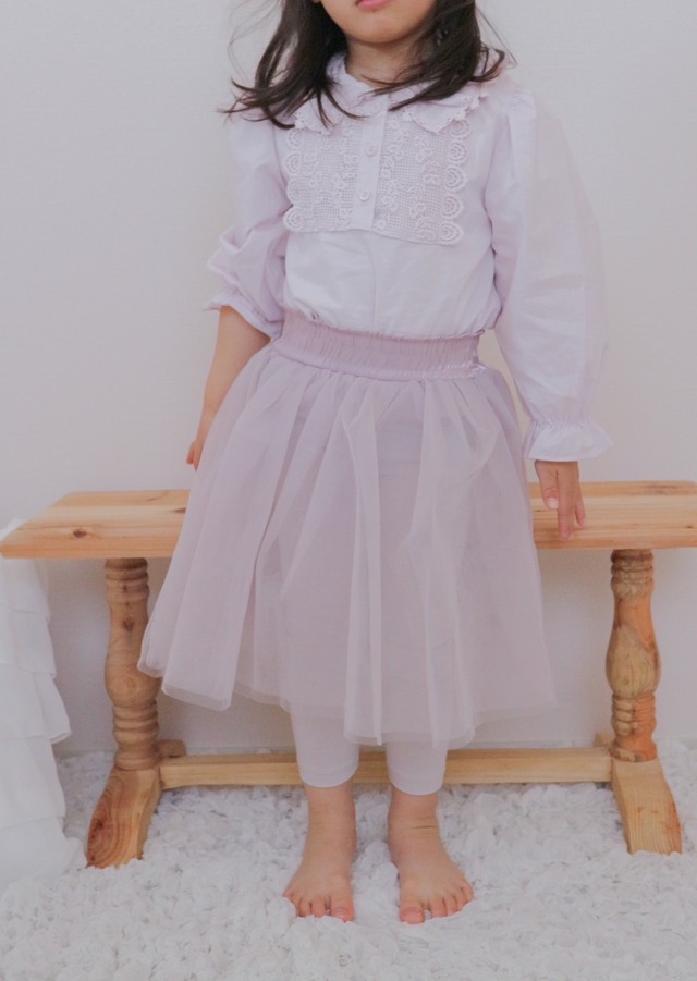 ラスト1 pink5【即納】<flo>  Lovely blouse