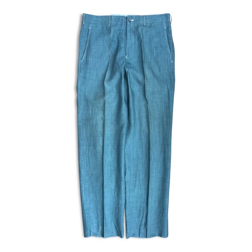 Comme des Garçons slacks コムデギャルソン　スラックス　リネンパンツ　水色