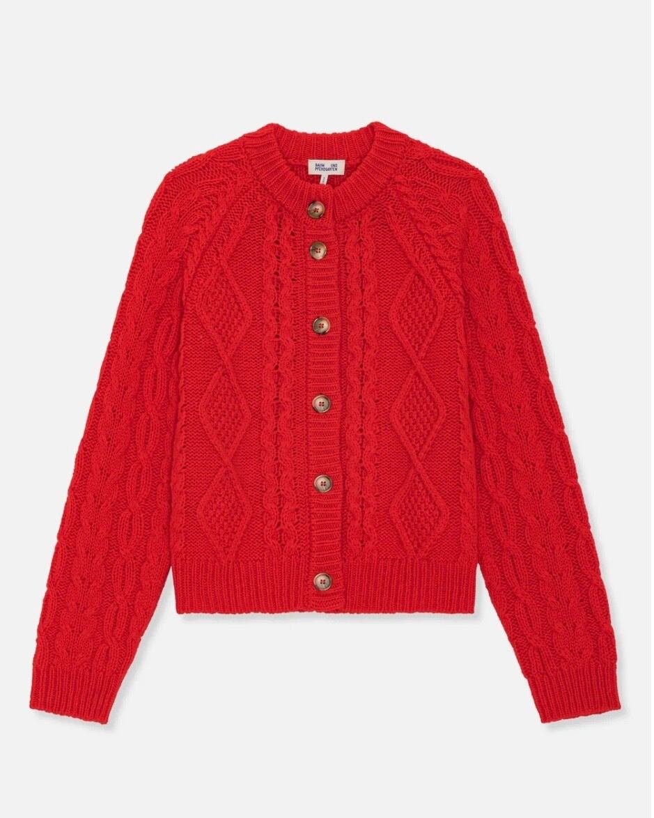 BAUM UND PFERDGARTEN/knit cardigan