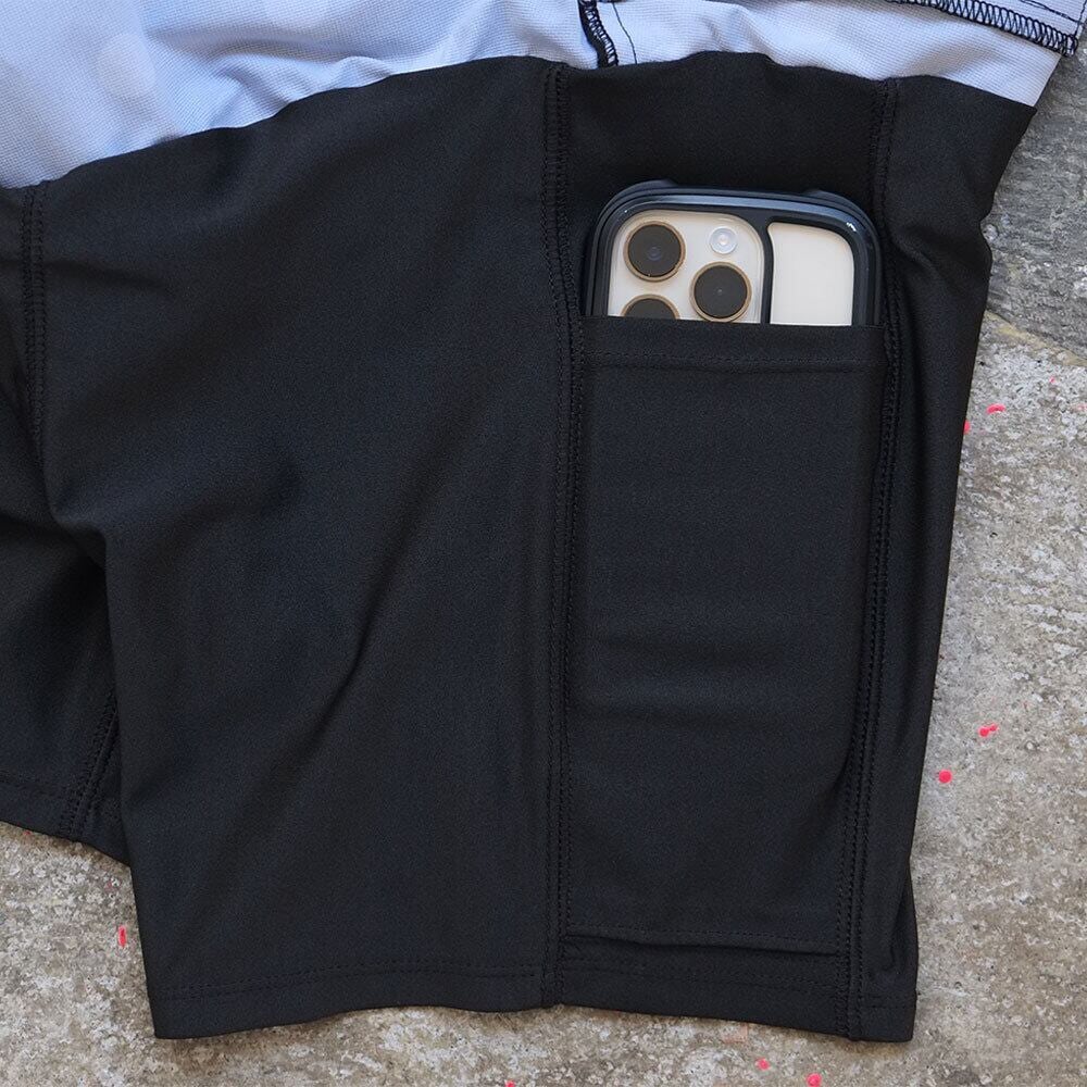 ranor（ラナー）DOTS MIDDLE SHORTS - BLK×WH.dots メンズ・レディース