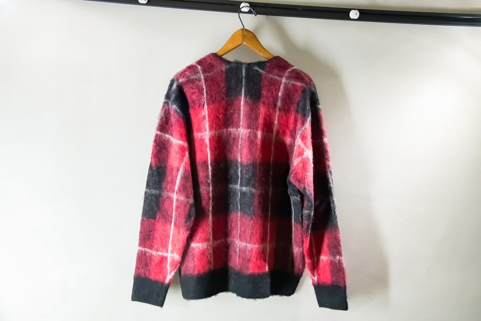 FIDELITY モヘアウールチェックカーディガン | NOUVEL des HIOC