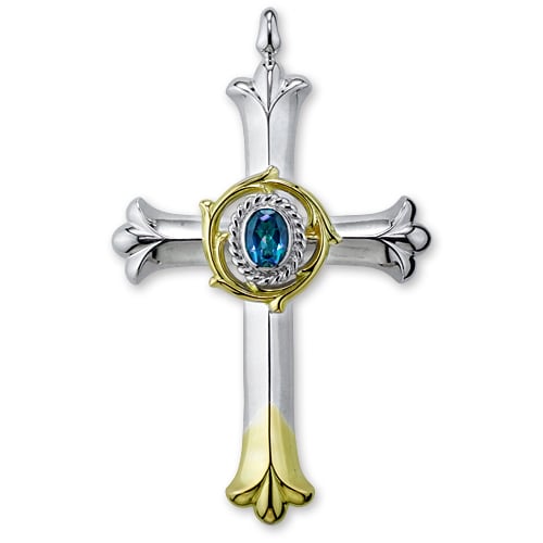 鷲見太郎 Pendant ペンダント】クロスK18YGトップペンダント w