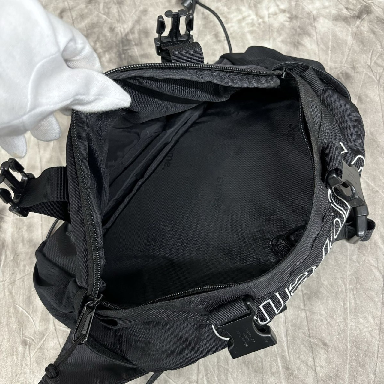 シュプリーム 19AW ウエストバッグ ブラック（Supreme 19FW week1  