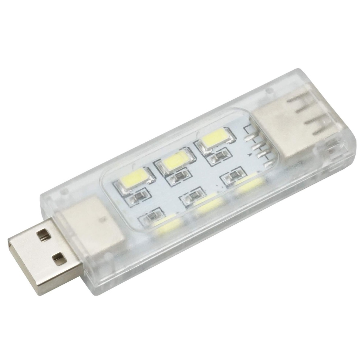 prendre USB LED ライト 両面発光 12灯 USB給電 連結接続 小型 軽量 簡単点灯 携帯 非常時 コンパクト PR ...