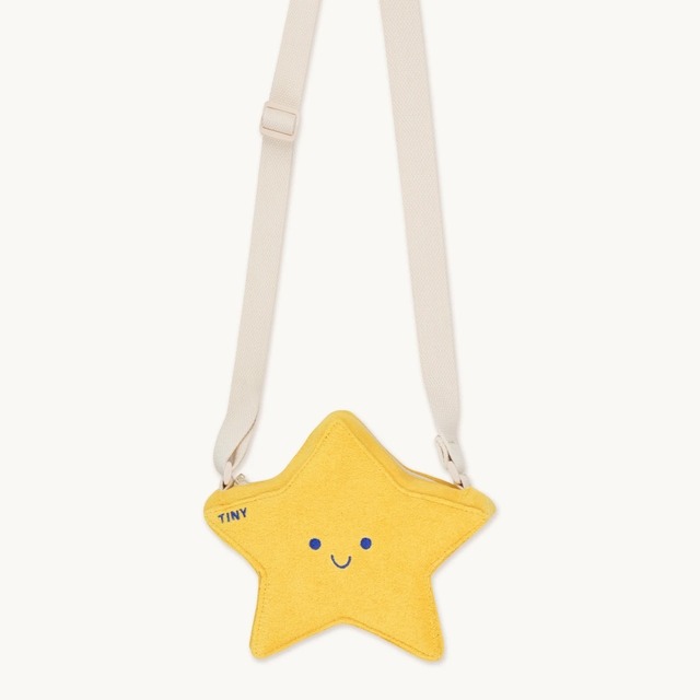 【last1】tinycottons(タイニーコットンズ) ／STAR CROSSBODY BAG YELLOW