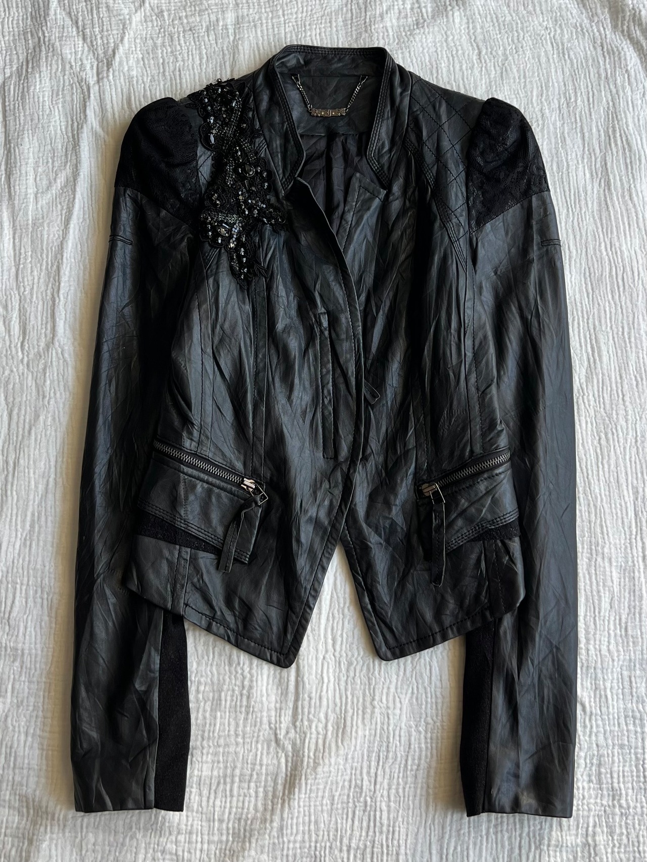 "X･J･X" Gothic Leather Jacket