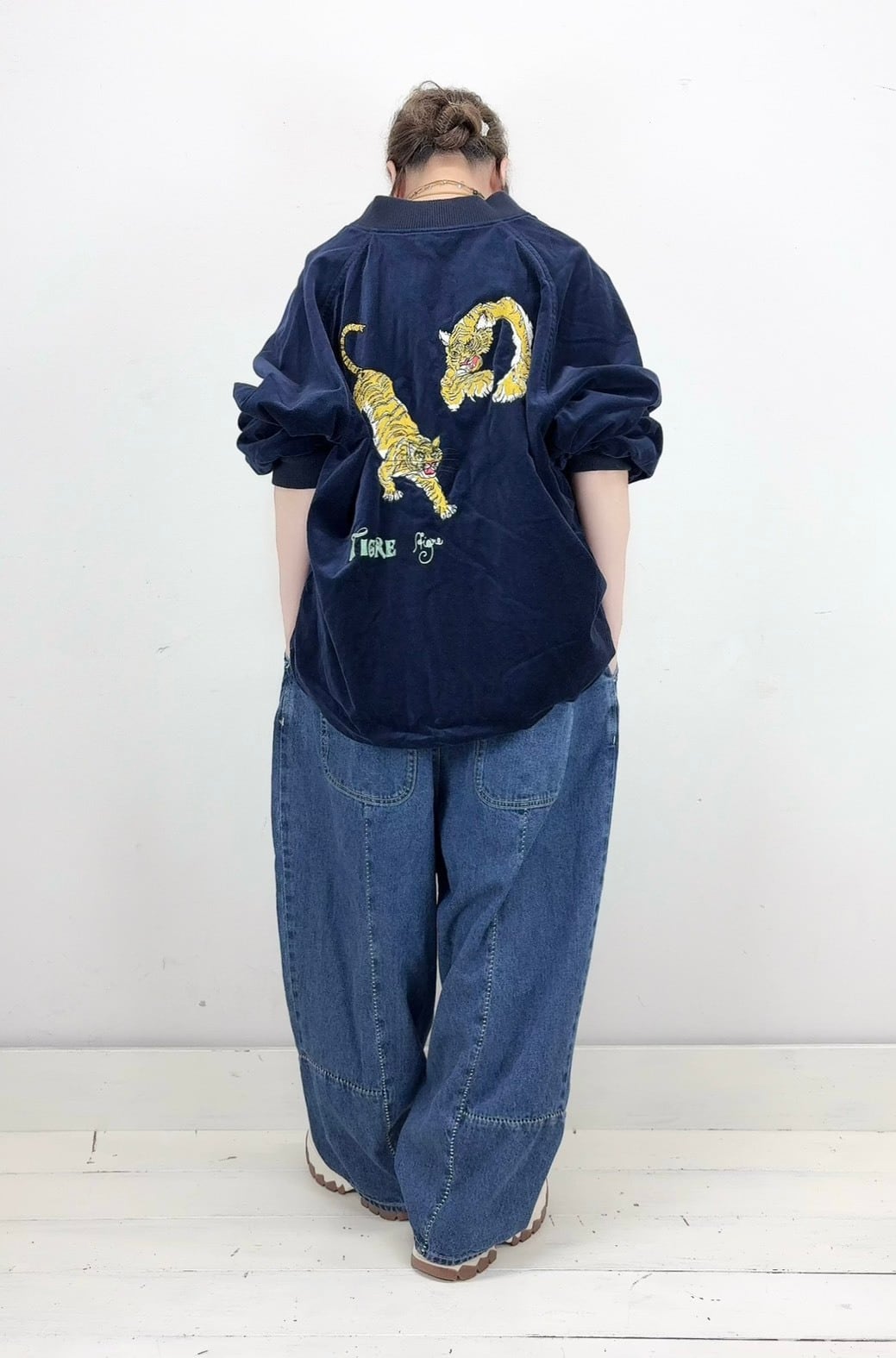 TIGRE BROCANTE】Lively Tigre刺繍スカジャン / KT-396-JK-129T