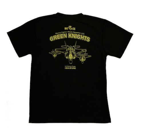 米軍グッズ Tシャツ アメリカ海兵隊 U.S. MARINE CORPS GREEN KNIGHTS VMFA121「燦吉 さんきち SANKICHI」