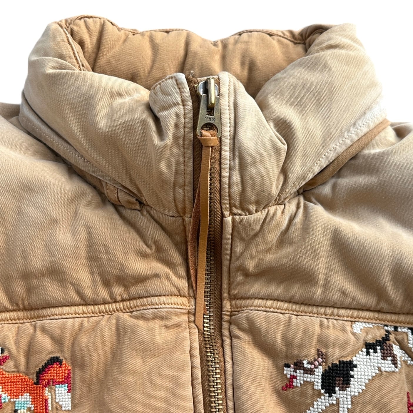 KHOKI  [VINTAGE EFFECT PUFFER JACKET]