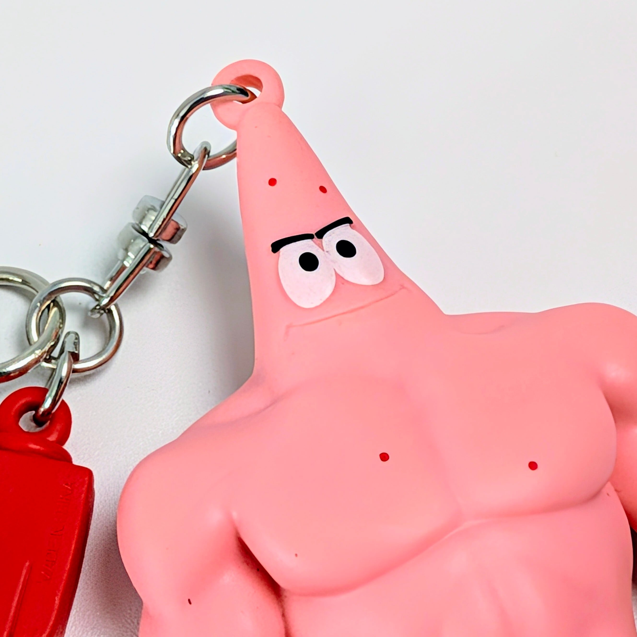 ⚡️KOREA Exclusive⚡️【 SpongeBob SquarePants ( スポンジボブスクエアパンツ ) 】※開封済販売 『 パトリック 』 / 韓国限定‼️筋肉パンパン マッスルランダムキーリング / マスコット〚アメリカン雑貨 アメトイ〛