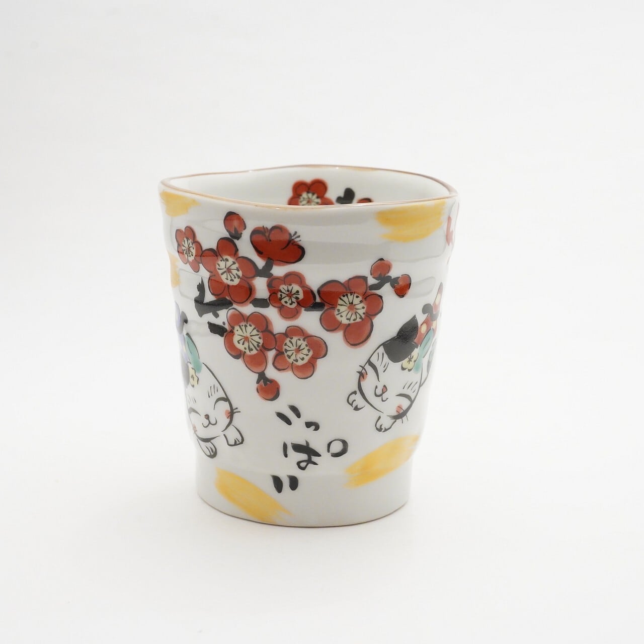 【夕立窯】来福梅いっぱいあっぱれ三吉たーんとカップ 11-A