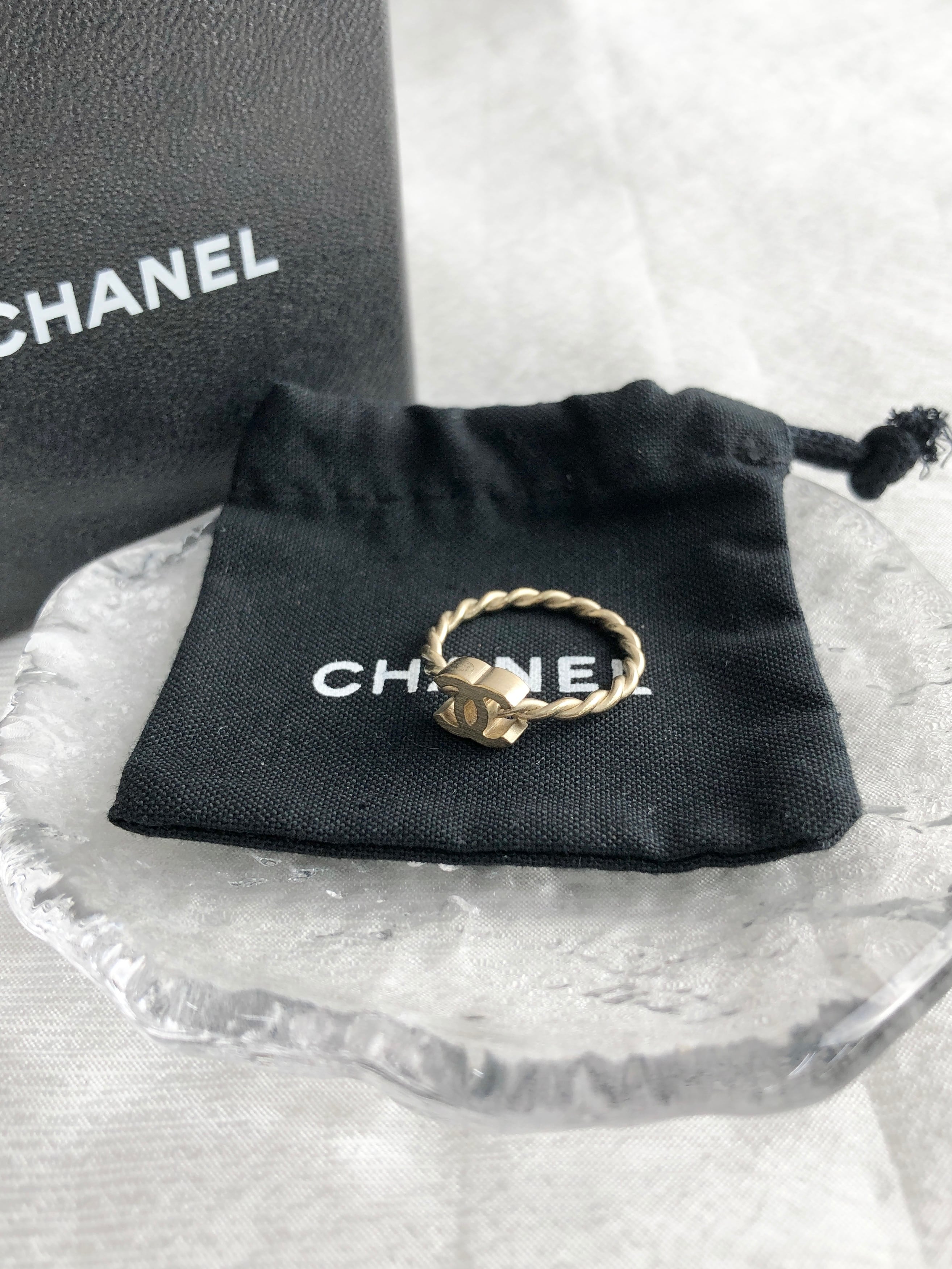 CHANEL シャネル 指輪 ゴールド ココマーク ツイスト vintage ヴィンテージ オールド mfyk7h