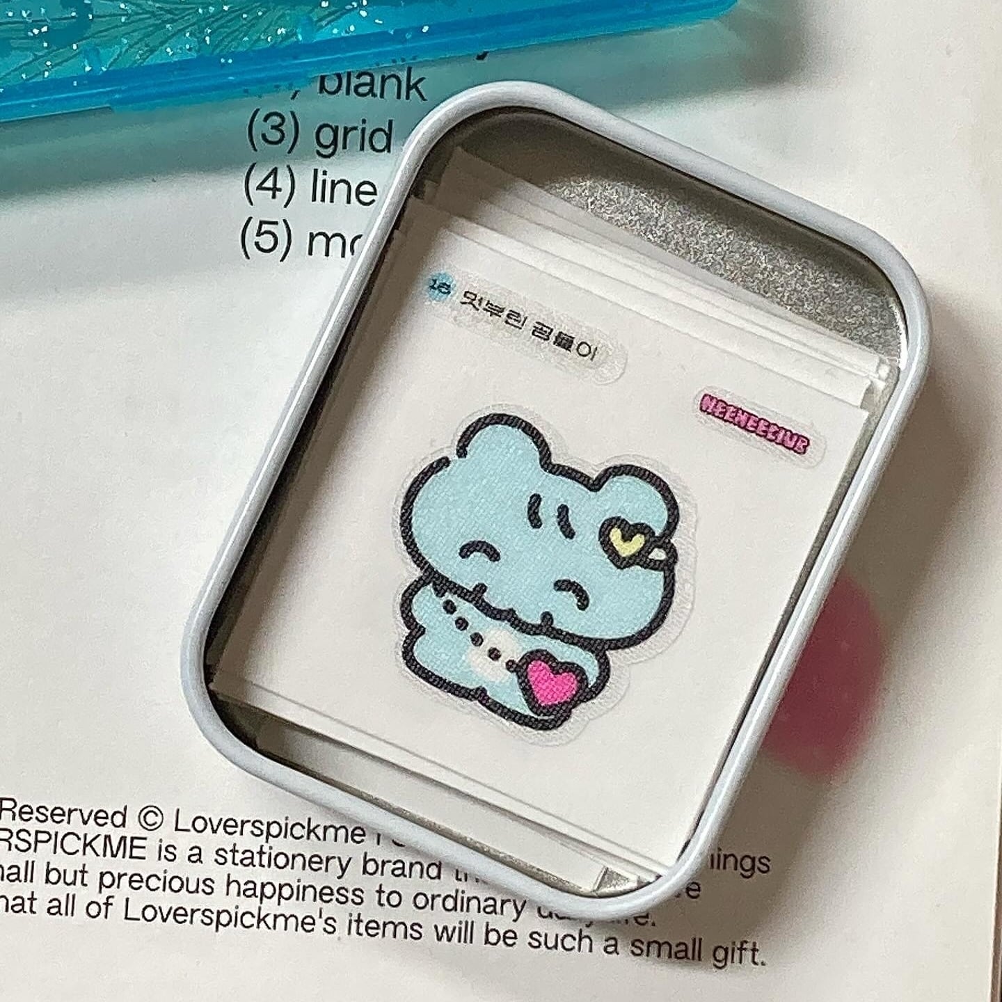 HEEHEECLUB] 貼ってはがせる PVC ランダム ステッカーシール セット（4