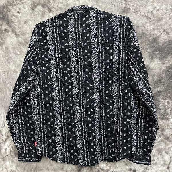 Supreme/シュプリーム【16SS】Toggle Band Coller Shirt /ペイズリー