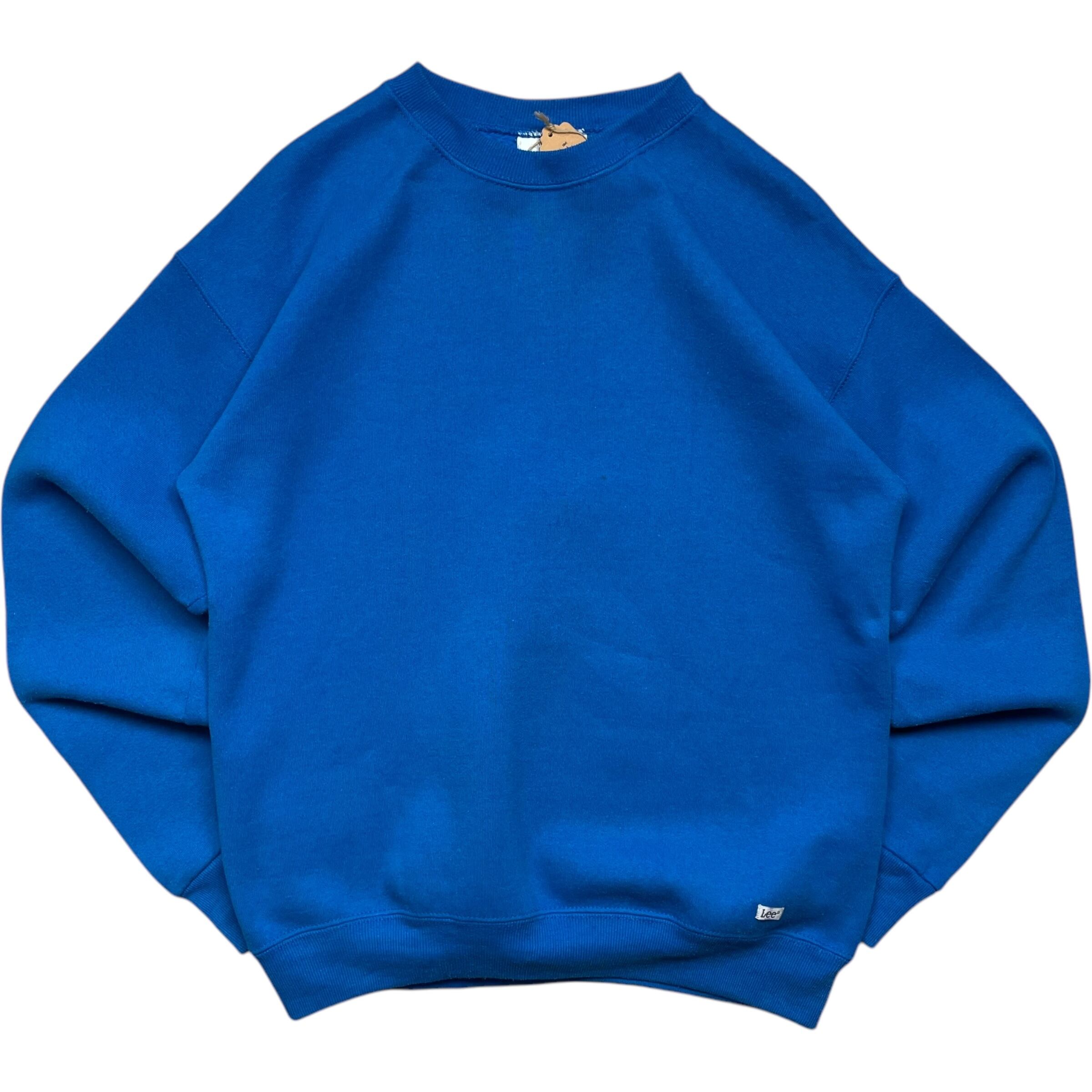《L》Lee リー スウェット 無地 ライトブルー USA製 90年代 vintage no.6231