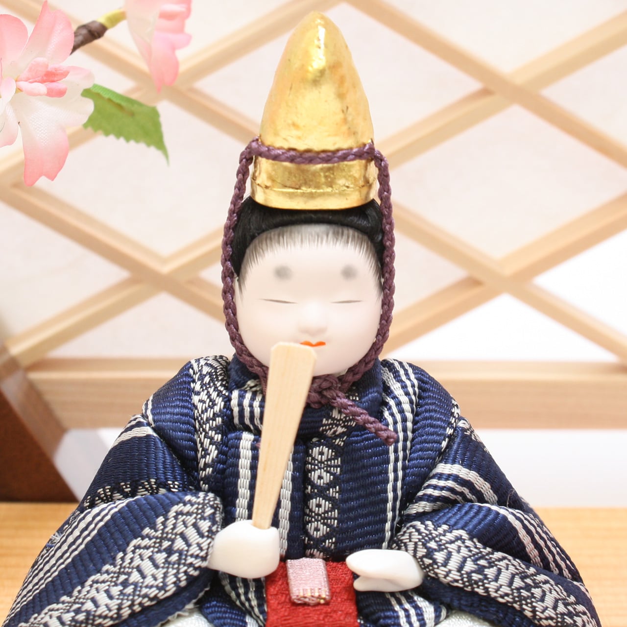 五月節句烏帽子付き羽織り