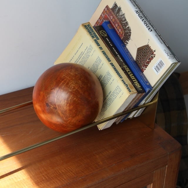 Slope Book End スロープブックエンド HERE ゴールド