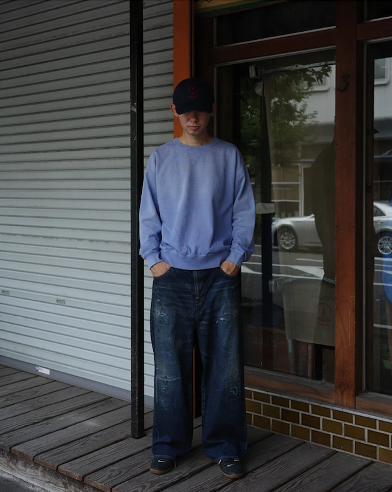 【 ANACHRONORM 】GAZETTE CREW NECK SWEAT