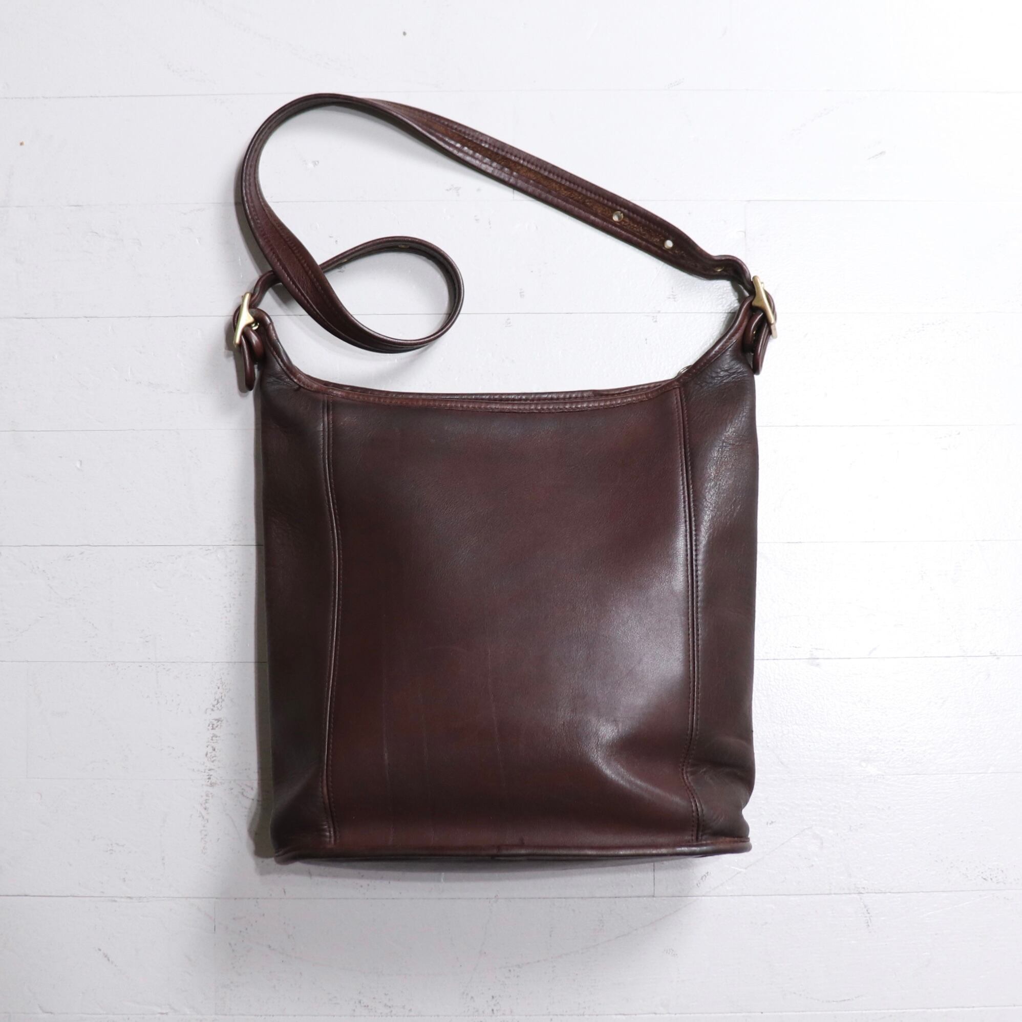 1990s  OLD COACH  Leather Shoulder Bag  バケツ型 C744