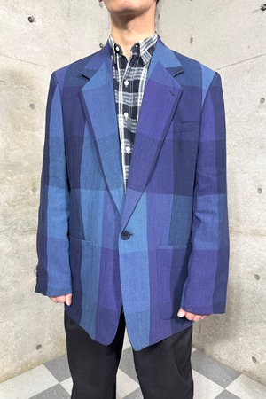 "byblos" linen pattern jacket