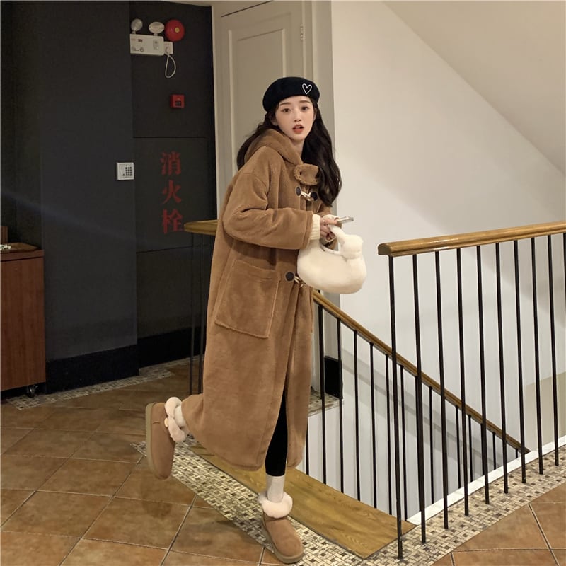 ベージュ ダッフルコート ロング丈 アウター レディース 女性用 コート ロング丈 ロングコート ダッフル