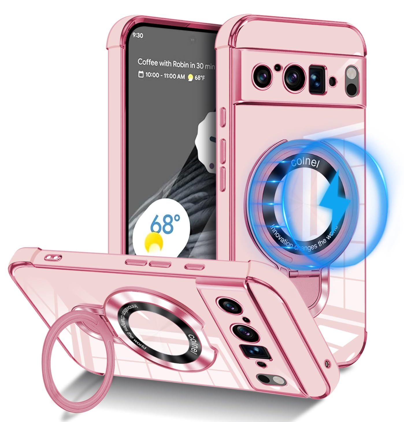 対応 Google Pixel 8 Pro ケース MagSafe対応 シリコン 薄型 耐衝撃 黄ばみ防止 指紋防止