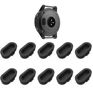 【人気】Miimall汎用GARMIN(ガーミン)用防塵プラグ Approach S70/Forerunner 965/265/255/Fenix 7/7X/7S/5/5S /5X/6/6S/6X/Instinct/Instinct 2/2S/Venu 2/2 plus/2S/ForeAthlete745/Approach S62/S60/S62 充電器ポートチャージャーポートForeAthlete245(ブラック)