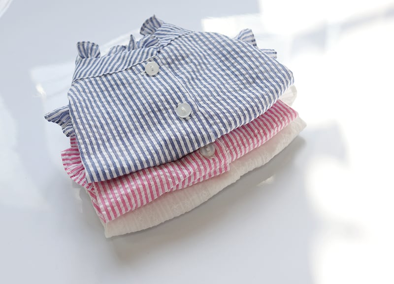 フリルブラウス S ~ XL 3color / 犬服 シャツ ドッグウェア 綿100% 犬の服 ブラウス 小型犬 中型犬 新作 ペット用品 top31