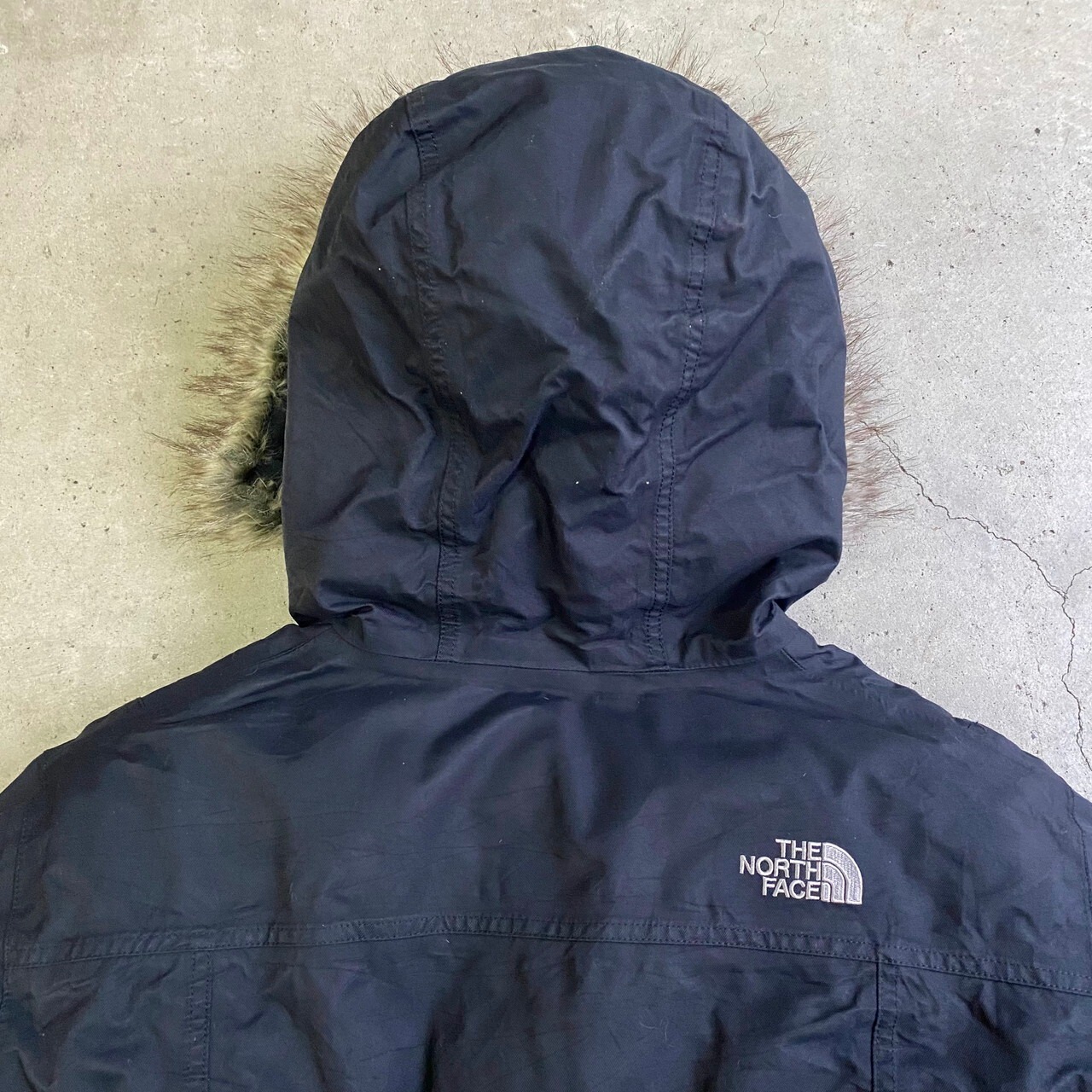 THE NORTH FACE ザノースフェイス HYVENT フェイクファー グースダウン 