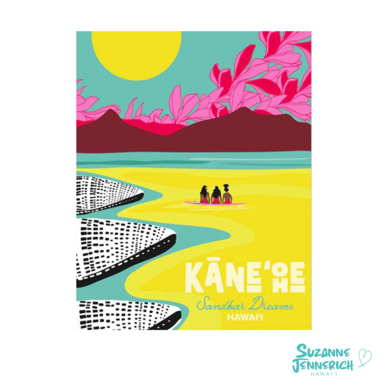 11×14 inch(フルサイズ) ハワイ アート / Suzanne Jennerich