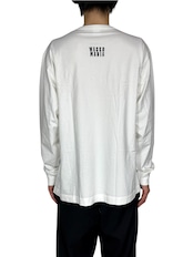 【WACKO MARIA】HEALTHKNIT / HENLEY NECK LONG SLEEVE T-SHIRT