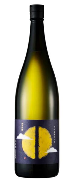 菱田もえこ先生コラボセット大C_直筆サイン入りポストカード+オリジナルラベル風ステッカー2組付日本酒(セトイチ  月が綺麗ですね１８００ｍｌ)