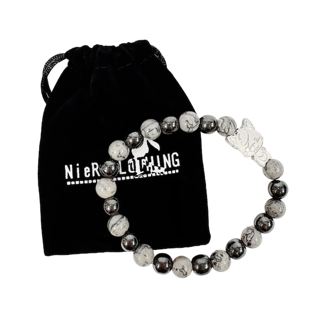 ジュエリーポーチ付きSTONE BRACELET【がおまる】