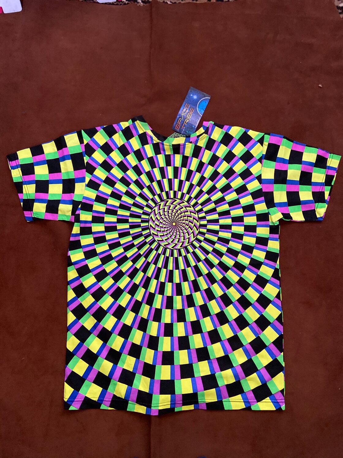SPACE TRIBE オリジナルTシャツ イエローパープル | PAY ID