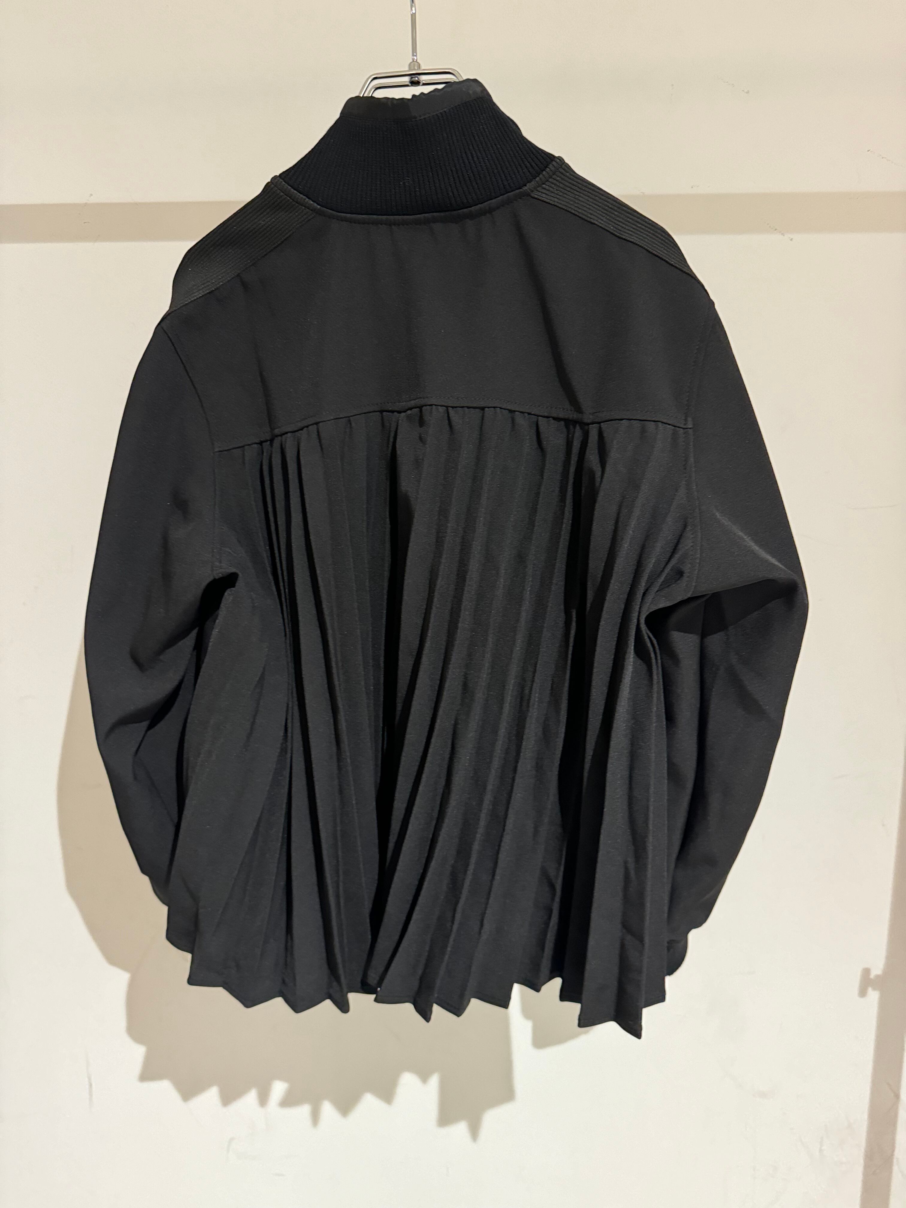 back pleats track jacket