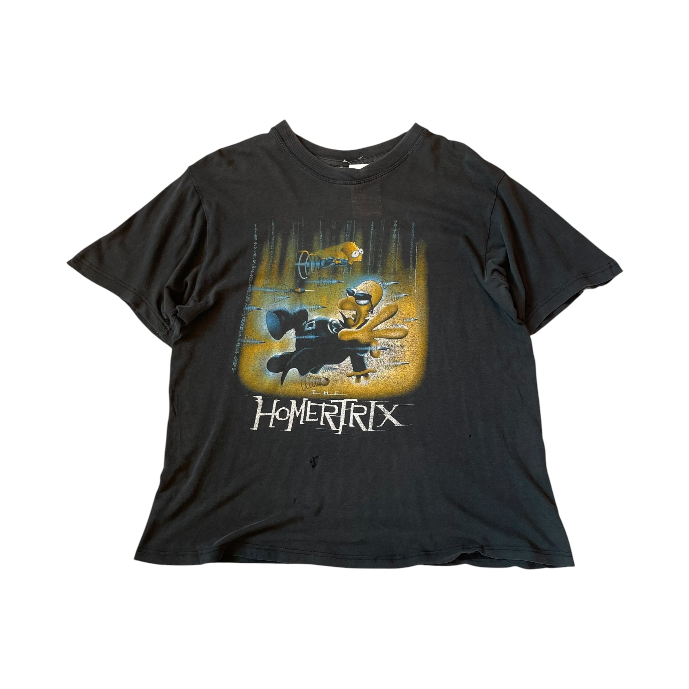 〜2000s The Simpsoms "MATRIX" Parody T-shirt