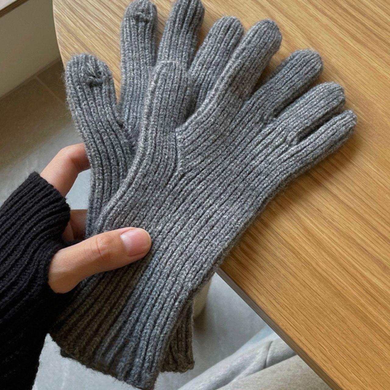 スマホ用ニットグローブ　MT0080372