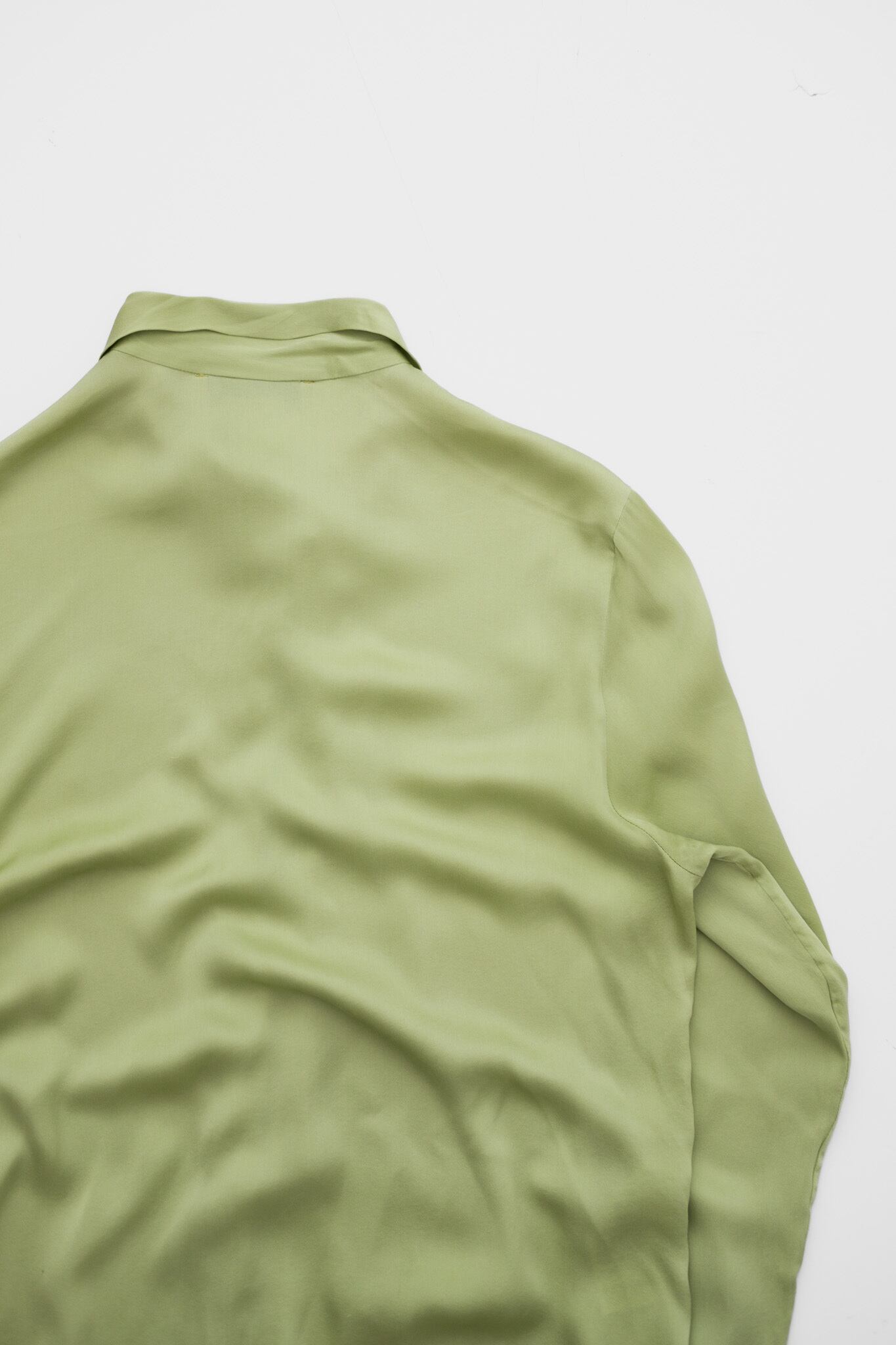 94-04] “GUCCI” Silk Tie-Neck Uniform Blouse（Designe by Tom Ford