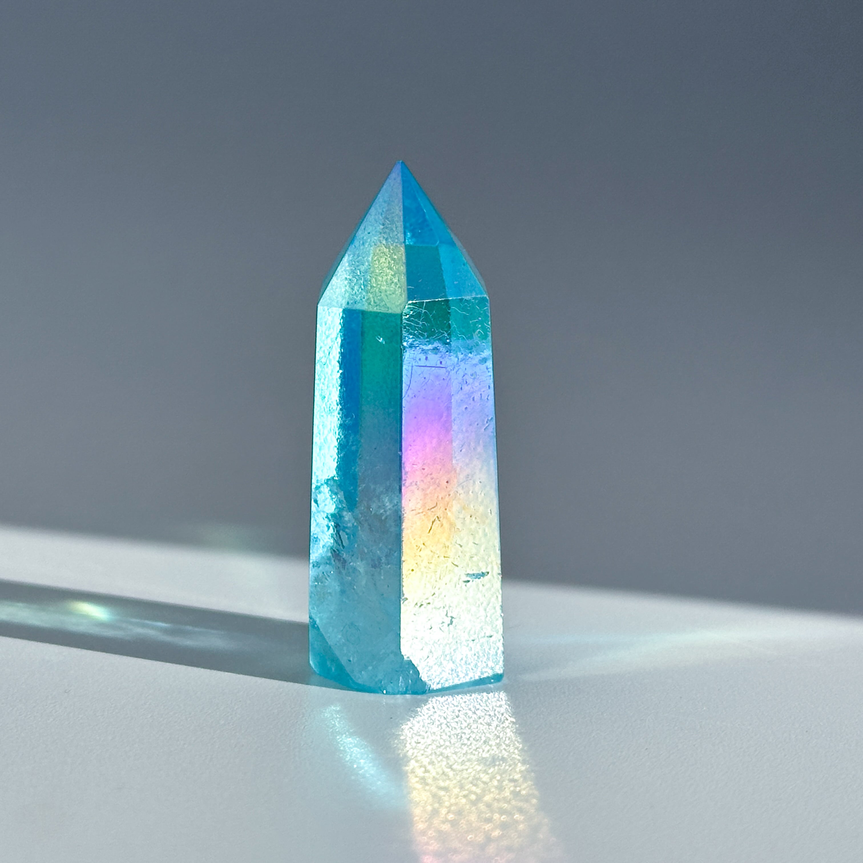 アクアオーラクォーツ タワー 61✧ Aqua Aura Quartz ✧天然石・鉱物