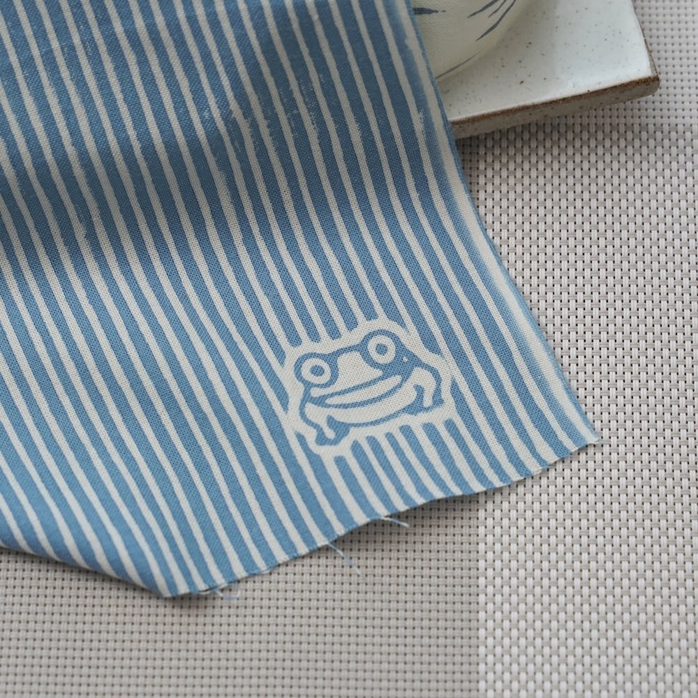 となりのトトロ 本染め手拭い / てぬぐい 雨縞 あめしま（1891） | す