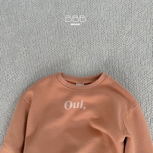 【Bella bambina】Oui, スウェット オレンジ 70~100cm