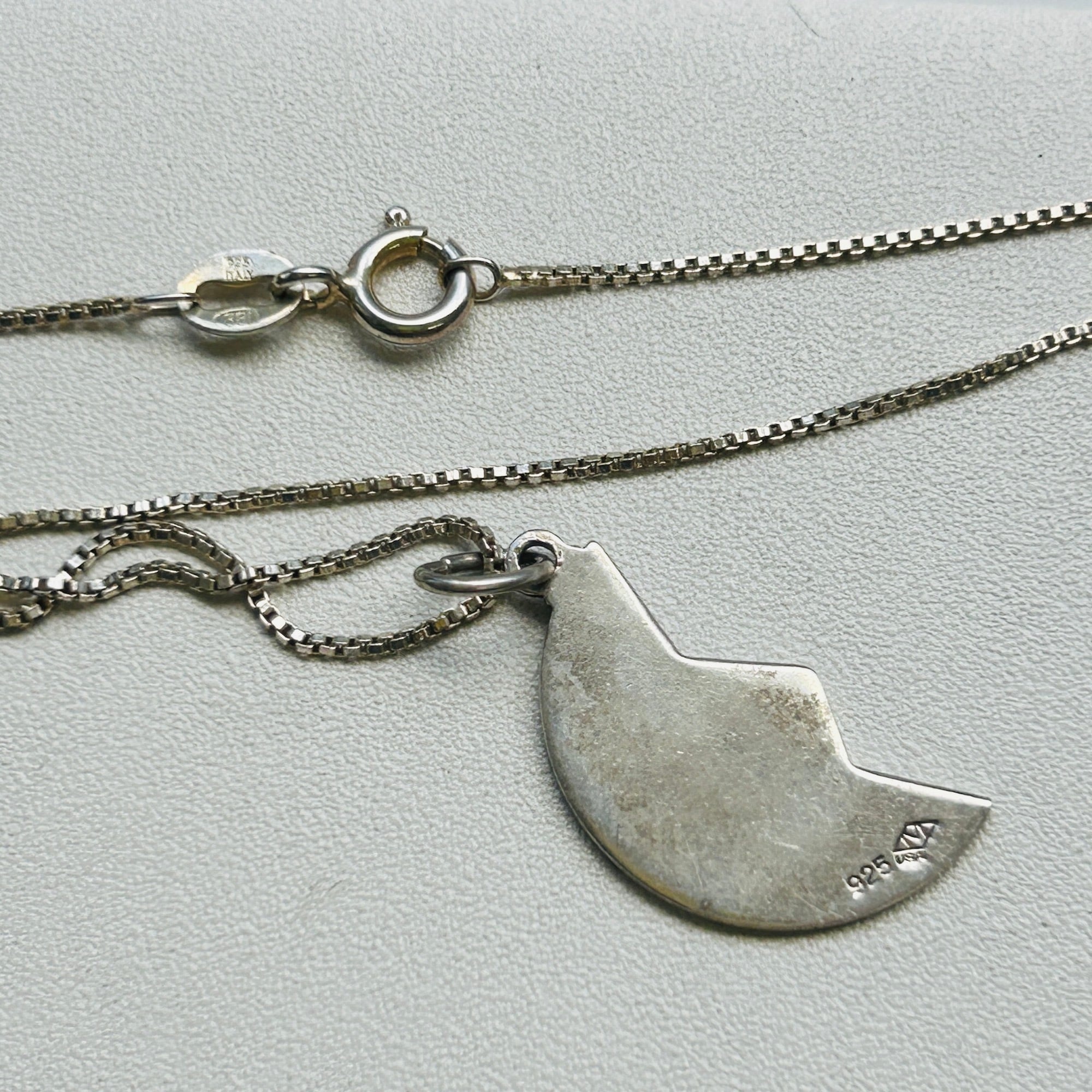 わ*ん様 シルバー925 銀　アクセサリー　硬貨 シルバー925 ハーフコインネックレス（41.5cm） | Milo Antiques & Vintage