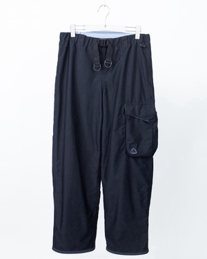 "NIKE ACG" design pocket wide nylon easy trousers