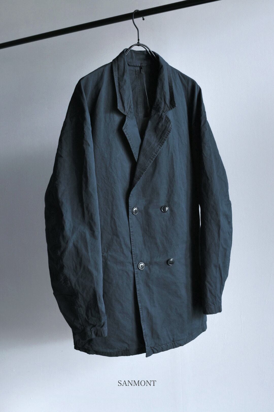 SANMONT ブラック ジャケット サイズ4 SANMONT】サンモント unisex 4B Double Jacket［Dark Navy］ | PAY ID
