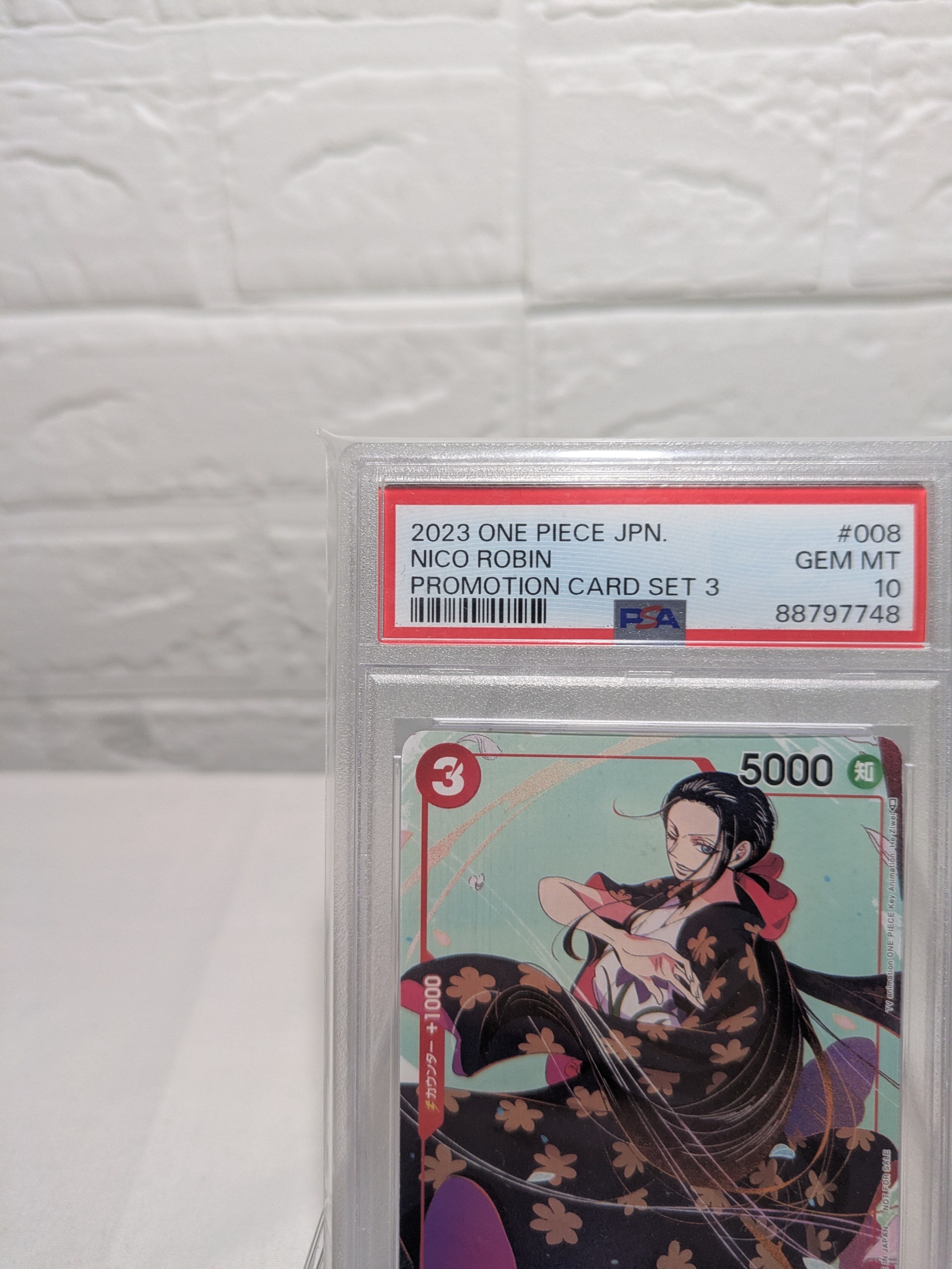 ワンピカード　ニコロビン海外版psa10 即日・高額融資】ONE PIECE カードゲーム ニコ・ロビン PSA10 中国版を