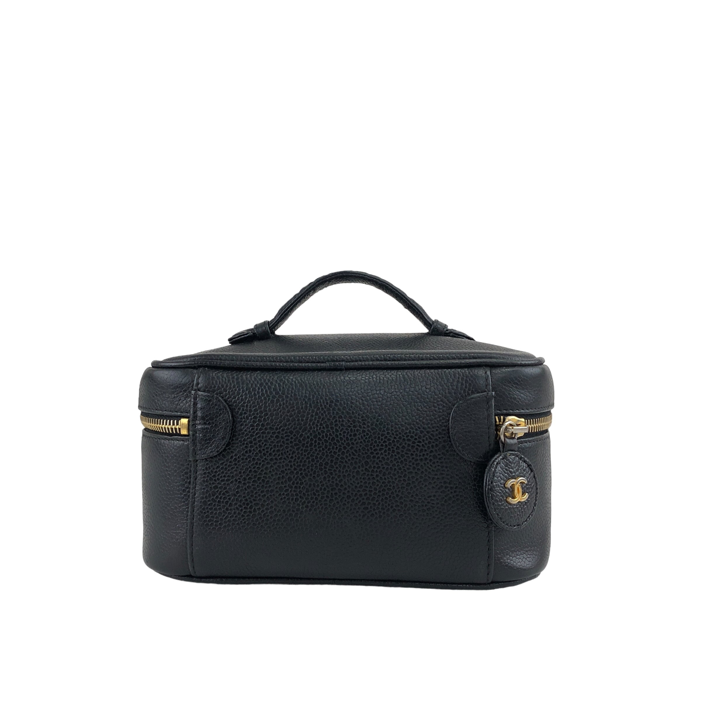 CHANEL シャネル ハンドバッグ ブラック ココマーク レザー CHANEL シャネル ハンドバッグ ブラック ココマーク レザー